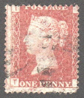 Great Britain Scott 33 Used Plate 204 - TI - Click Image to Close